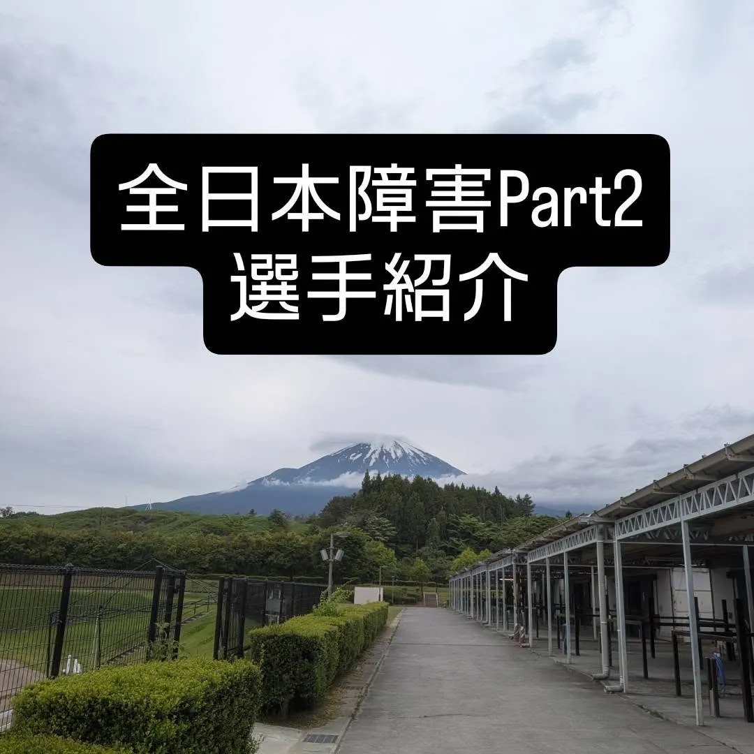 ​【全日本障害馬術大会 出場人馬のご紹介！🐴🔥】